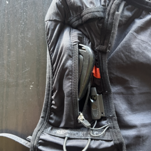 Photo de la poche à clef pour le test du Ultrun S Pack Evo 15