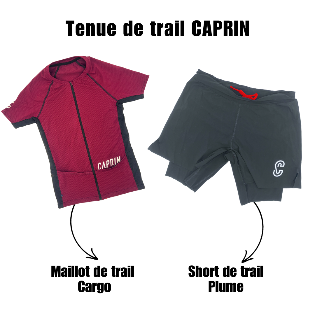 Illustration pour le test de la tenue de trail Caprin