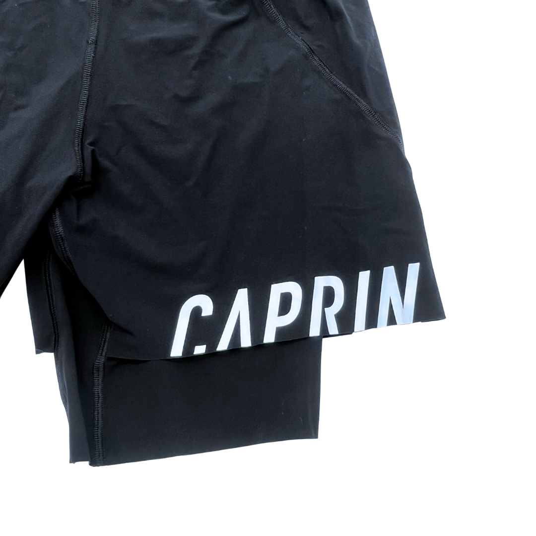 Photo de la cuisse du short de trail Plume de Caprin